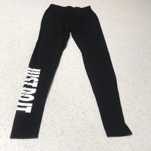 Nike, “just do it” leggings, black